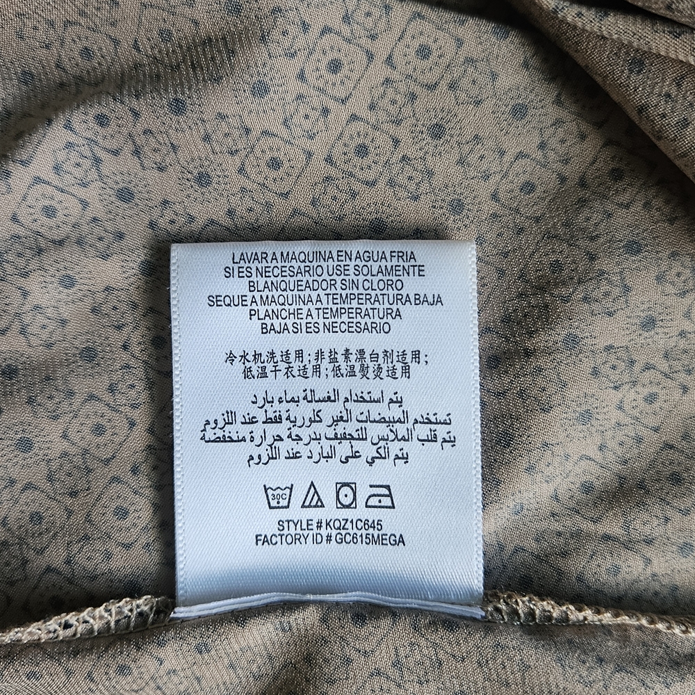 BCBGeneration Metallic Brown Patterned Blouse - image 8